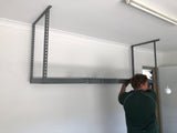 CEILING MOUNTED GARAGE STORAGE RACK